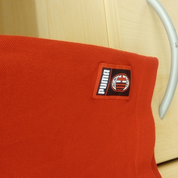 PUMA AC Milan 1899 Red Polo Shirt Size L EUC - Picture 7 of 8